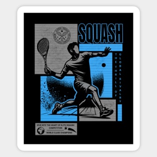 Squash player Sticker